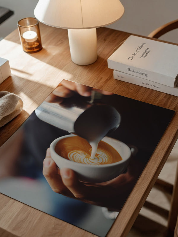 Latte Art Handwerk Dynamik
