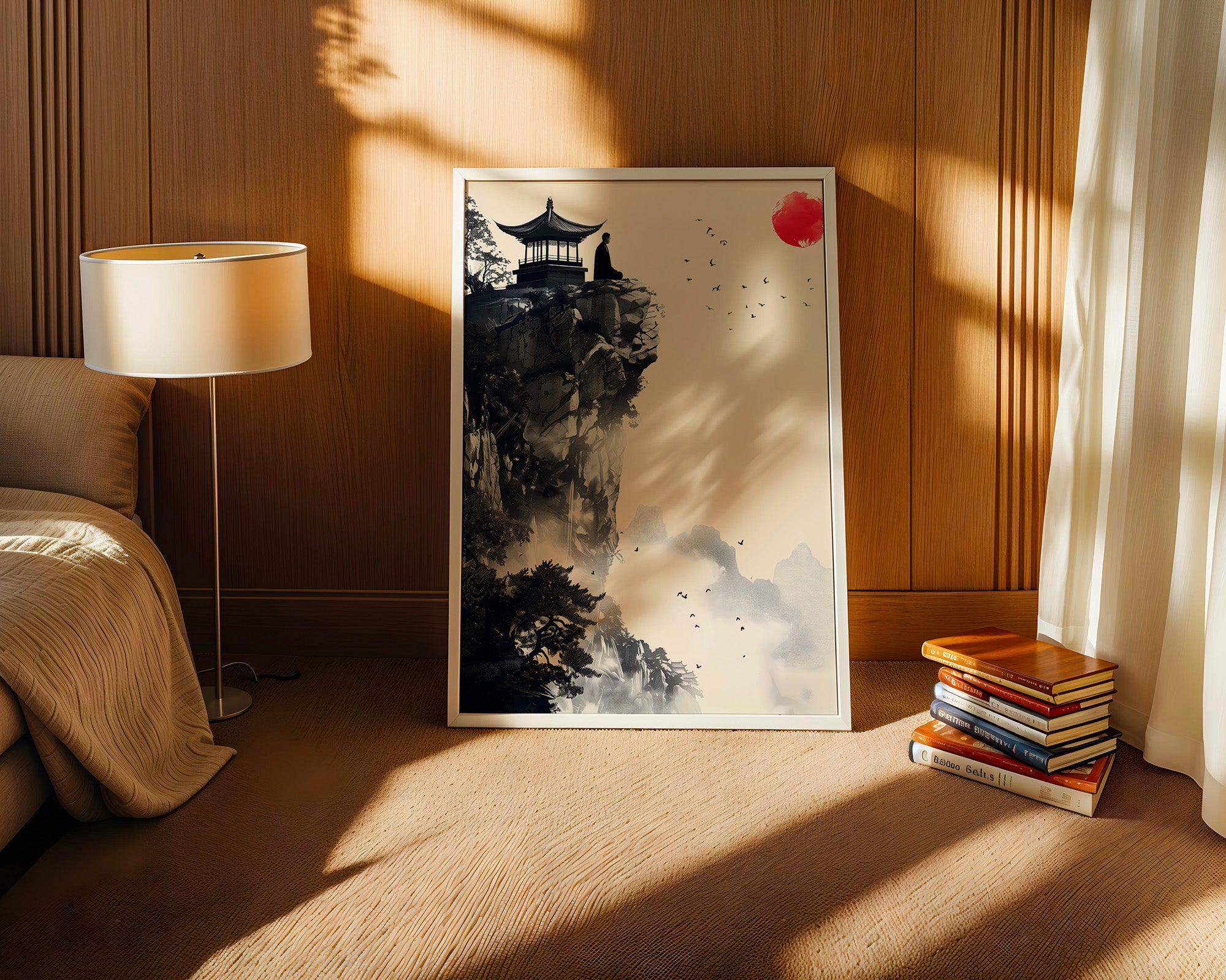 Pagode Klippe Zen Rotkreis