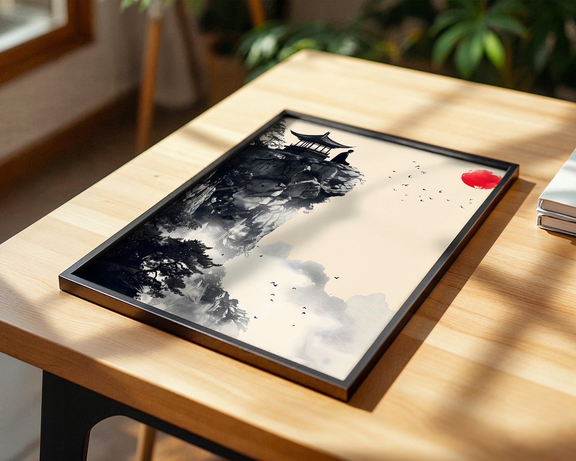 Pagode Klippe Zen Rotkreis