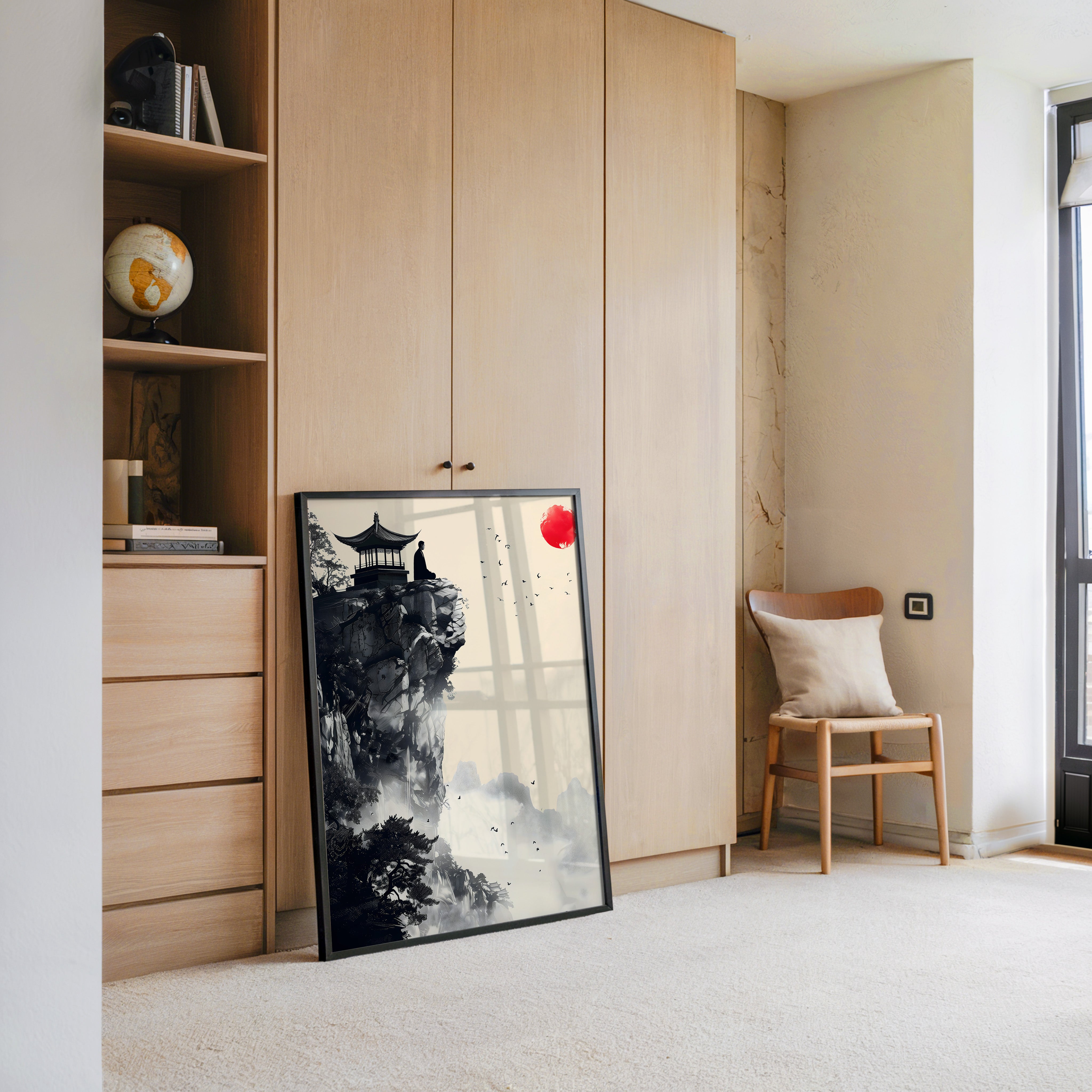 Pagode Klippe Zen Rotkreis