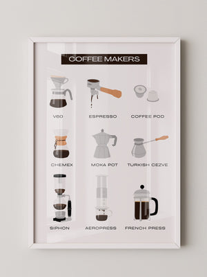 Kaffeezubereiter Illustrationen Vielfalt