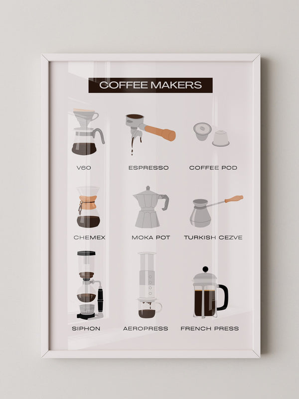 Kaffeezubereiter Illustrationen Vielfalt