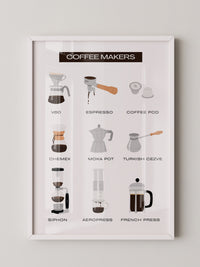 Kaffeezubereiter Illustrationen Vielfalt