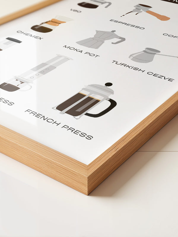 Kaffeezubereiter Illustrationen Vielfalt