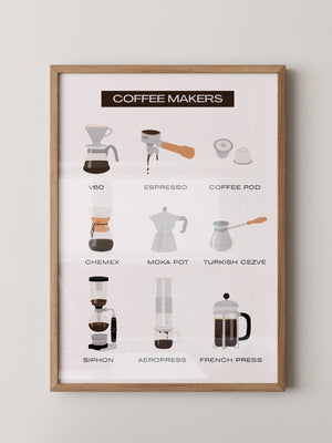 Kaffeezubereiter Illustrationen Vielfalt