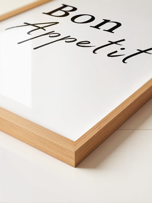 Bon Appetit Schriftzug elegant