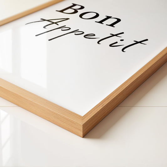 Bon Appetit Schriftzug elegant