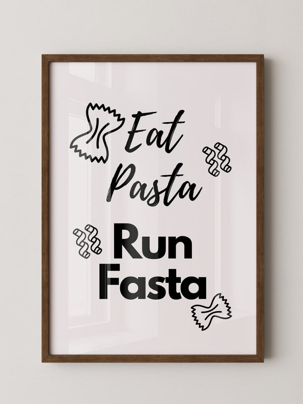 Nudelmotive Typografie Schwarzweiß