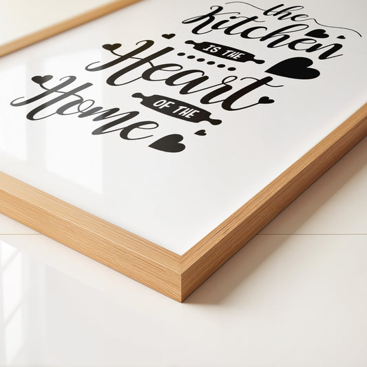 Küchenherz Schrift Herzen
