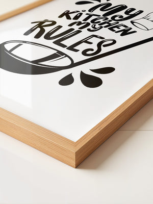 Kochmütze Spruch Schwarz-Weiß