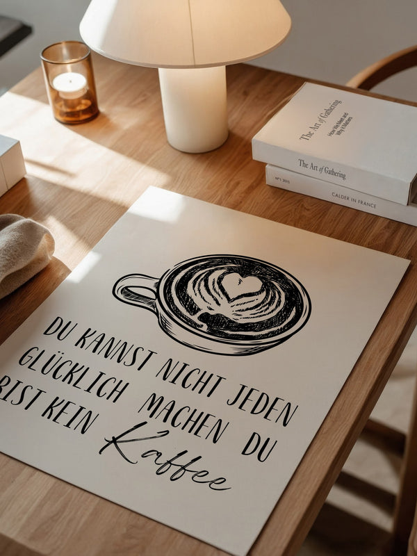 Kaffeetasse Herz Zeichnung