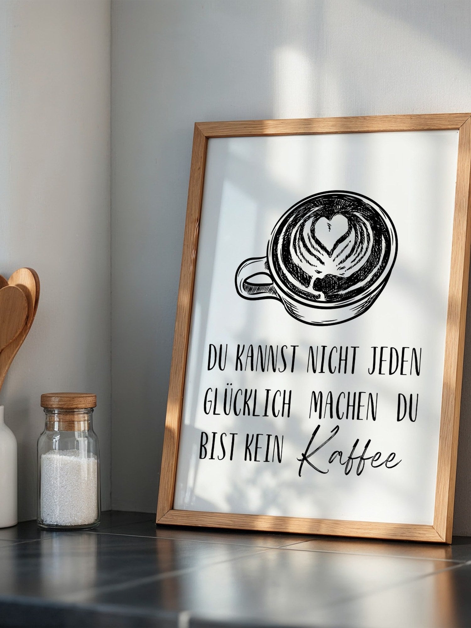Kaffeetasse Herz Zeichnung