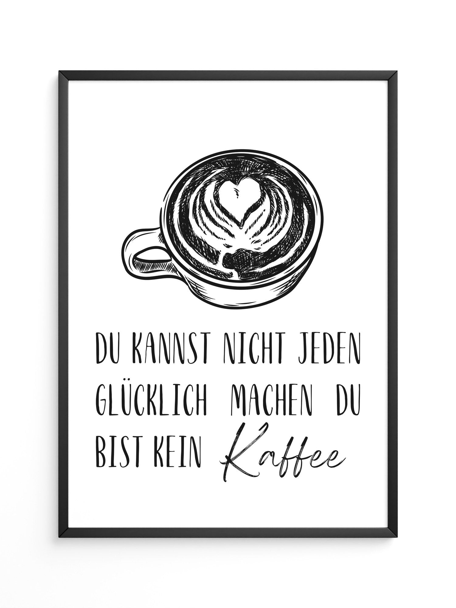Kaffeetasse Herz Zeichnung