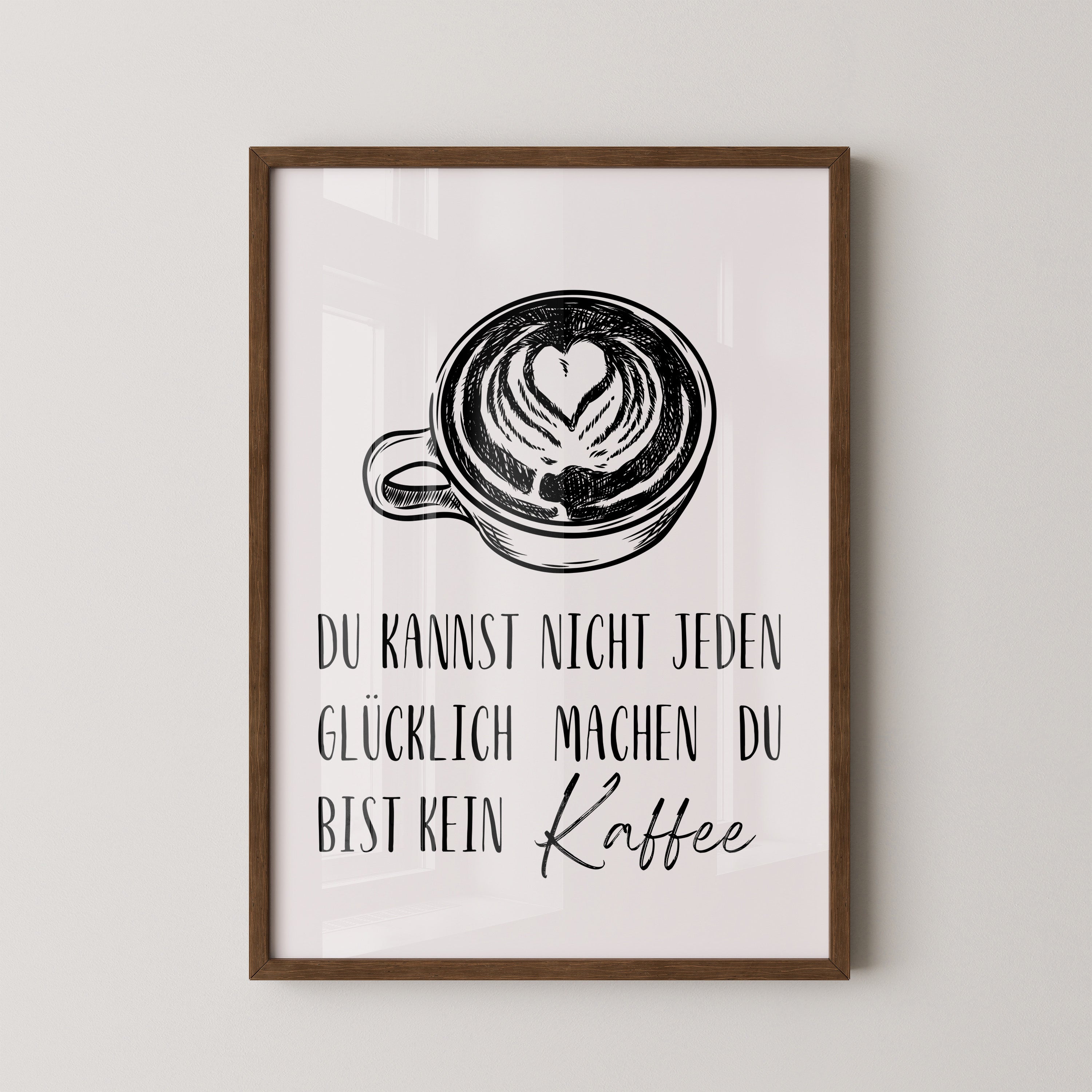 Kaffeetasse Herz Zeichnung