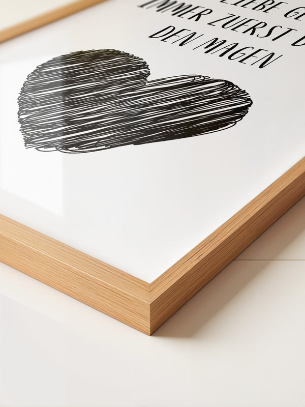 Herz Illustration Strichzeichnung