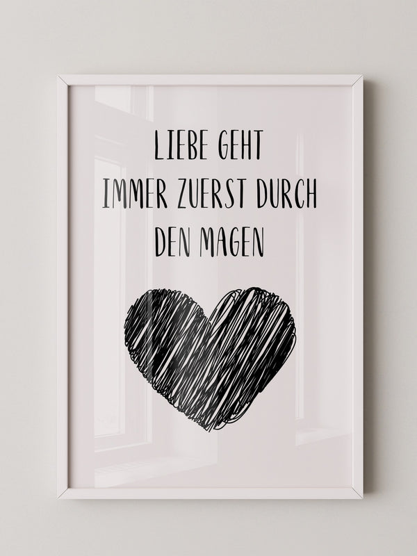Herz Illustration Strichzeichnung