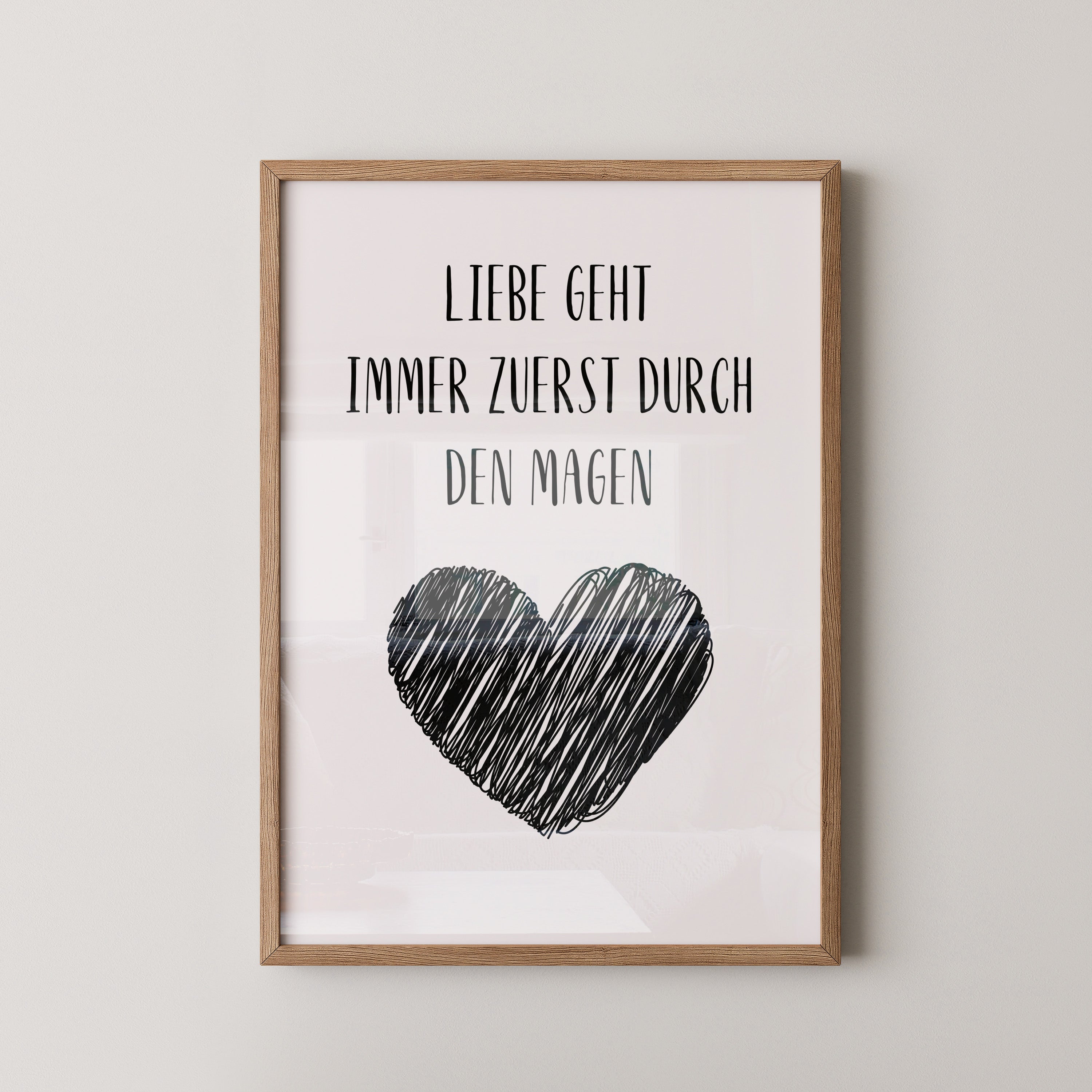 Herz Illustration Strichzeichnung