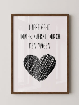 Herz Illustration Strichzeichnung