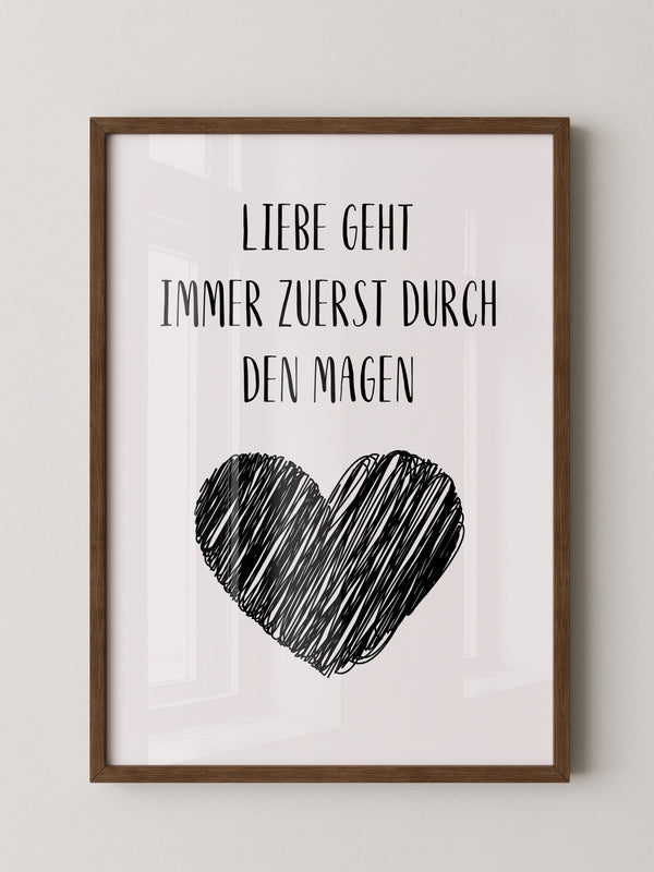Herz Illustration Strichzeichnung