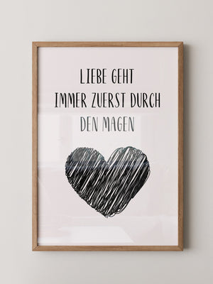 Herz Illustration Strichzeichnung