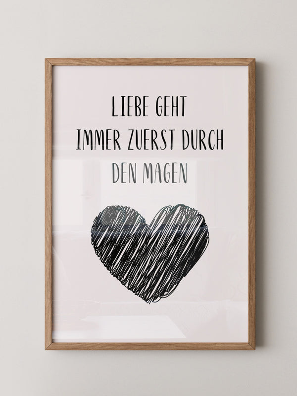 Herz Illustration Strichzeichnung