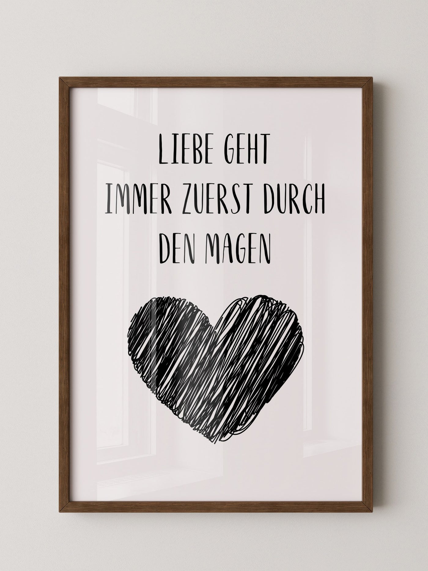 Herz Illustration Strichzeichnung