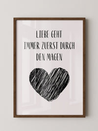 Herz Illustration Strichzeichnung
