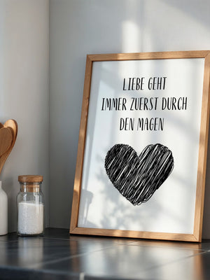 Herz Illustration Strichzeichnung