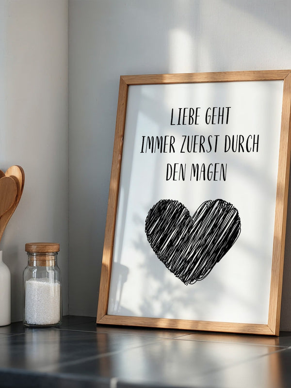 Herz Illustration Strichzeichnung