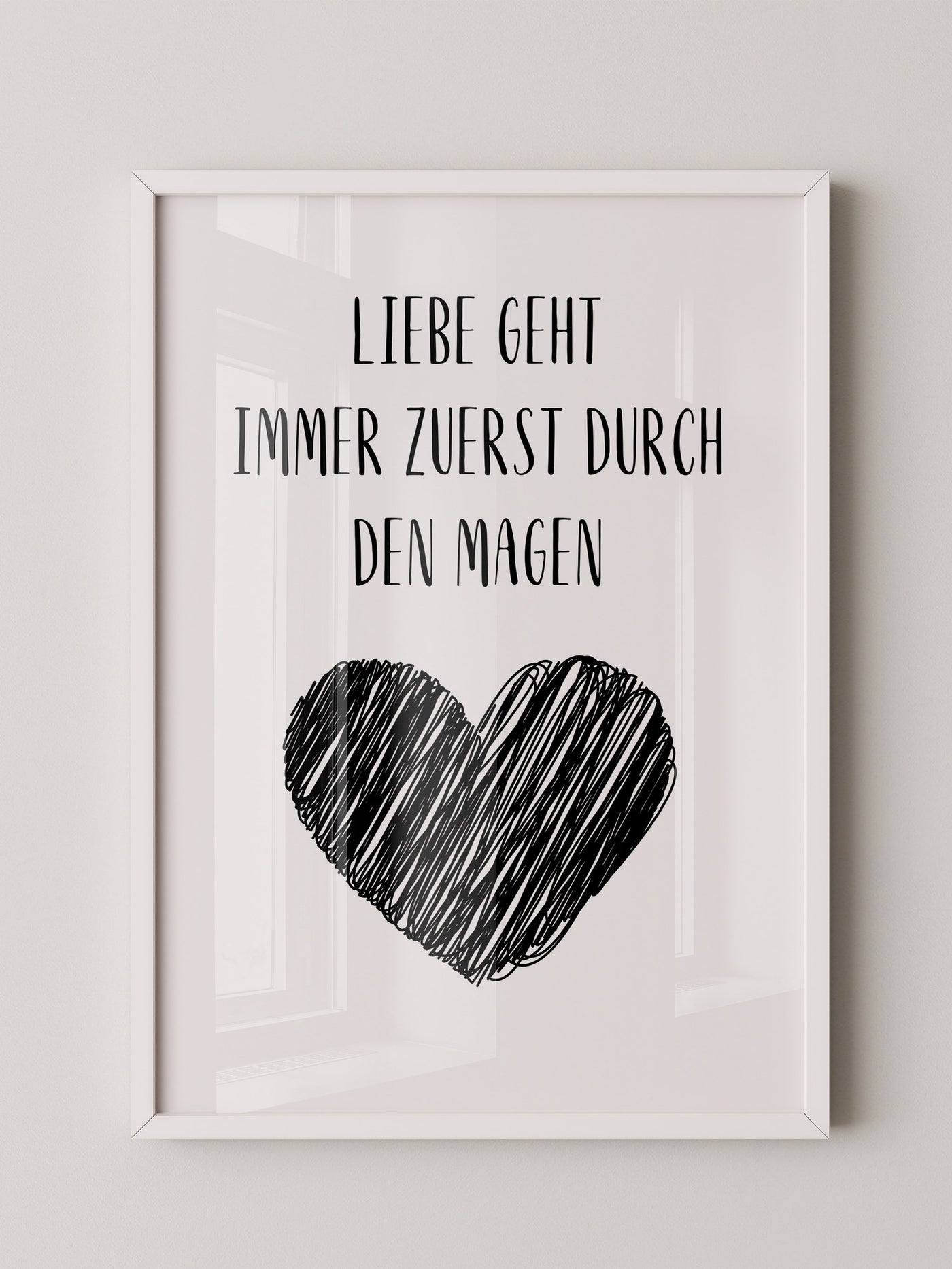 Herz Illustration Strichzeichnung
