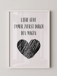 Herz Illustration Strichzeichnung
