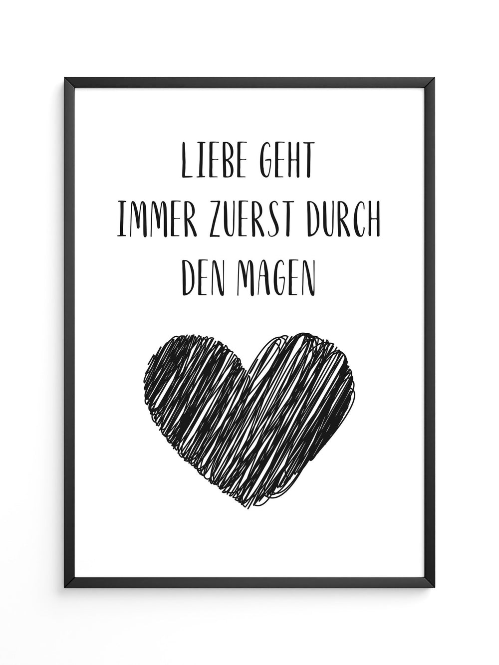 Herz Illustration Strichzeichnung