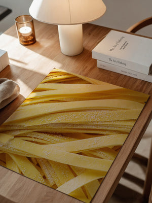 Pasta Nahaufnahme Textur Gelb