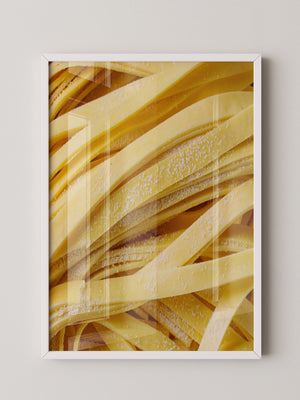 Pasta Nahaufnahme Textur Gelb