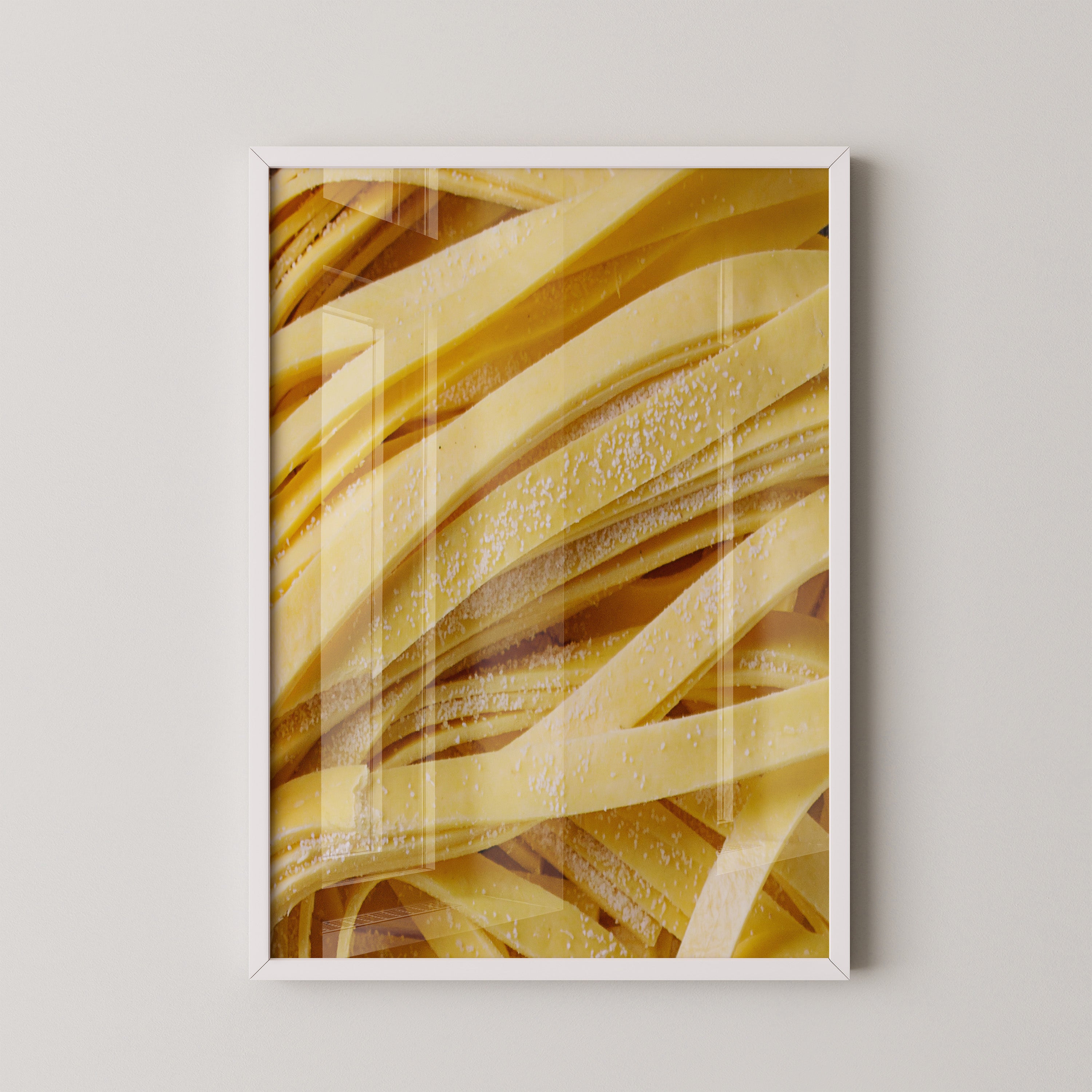 Pasta Nahaufnahme Textur Gelb