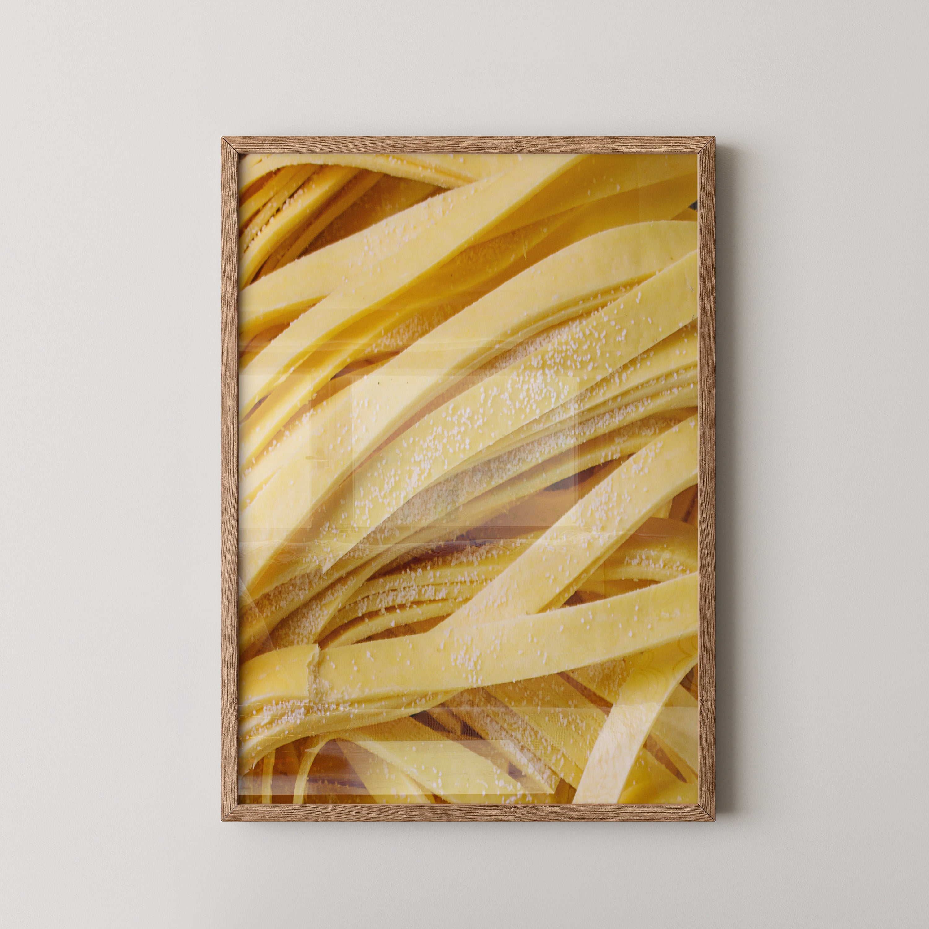 Pasta Nahaufnahme Textur Gelb