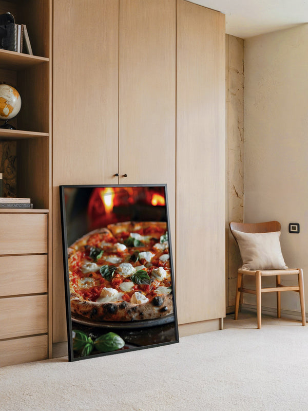 Pizza Basilikum Feuerromantik