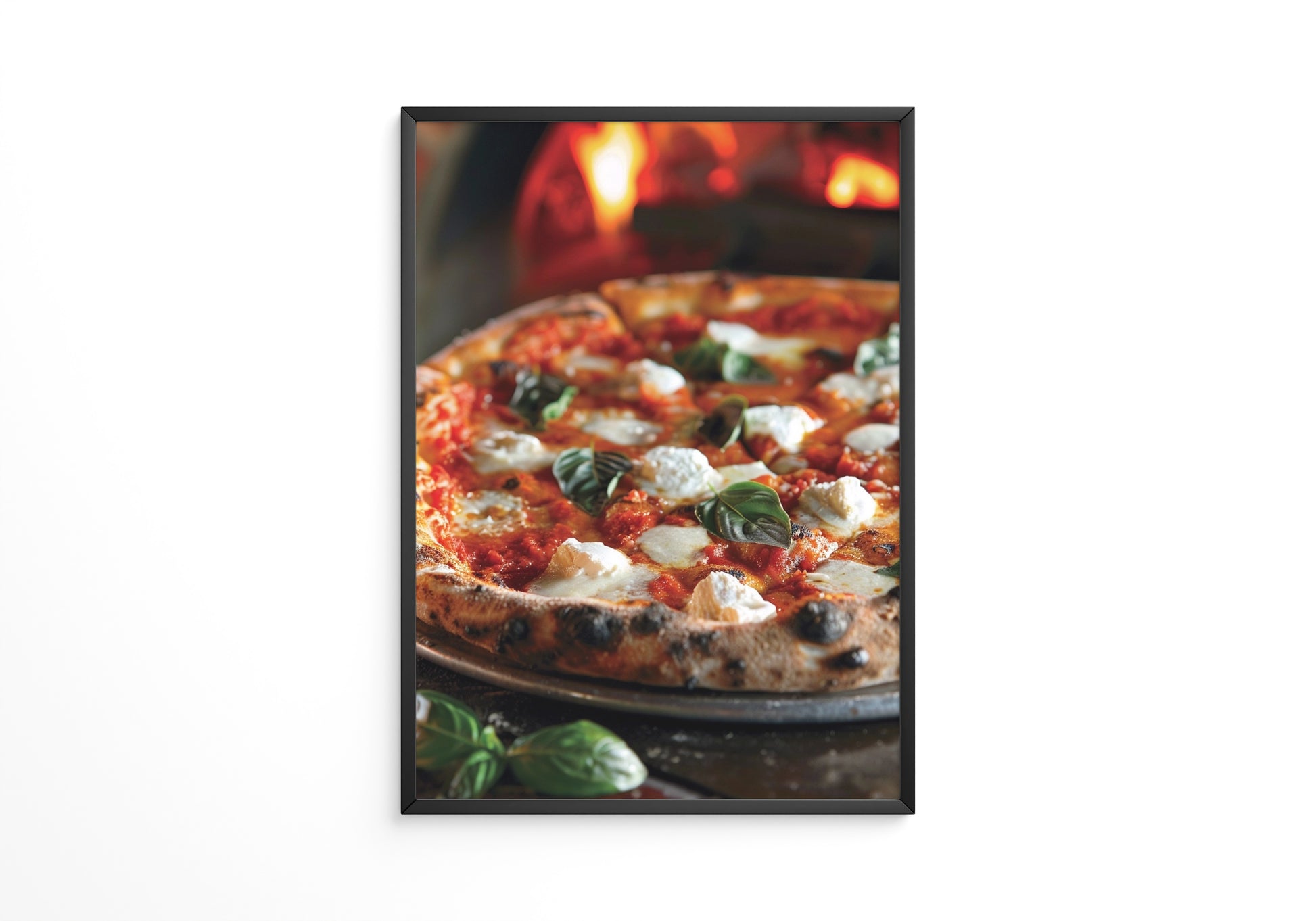 Pizza Basilikum Feuerromantik