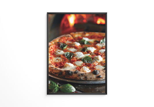Pizza Basilikum Feuerromantik