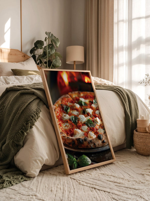 Pizza Basilikum Feuerromantik