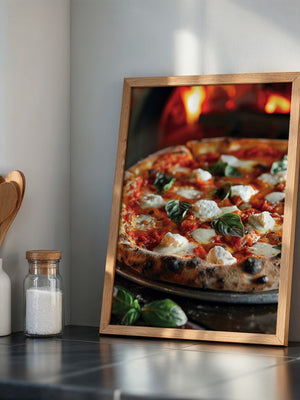 Pizza Basilikum Feuerromantik