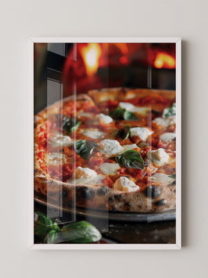 Pizza Basilikum Feuerromantik