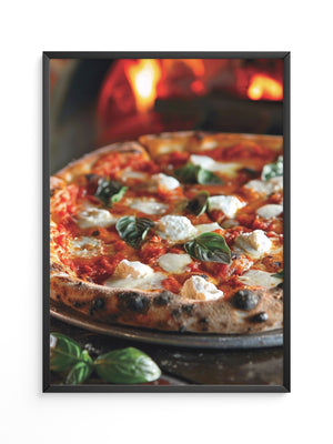 Pizza Basilikum Feuerromantik