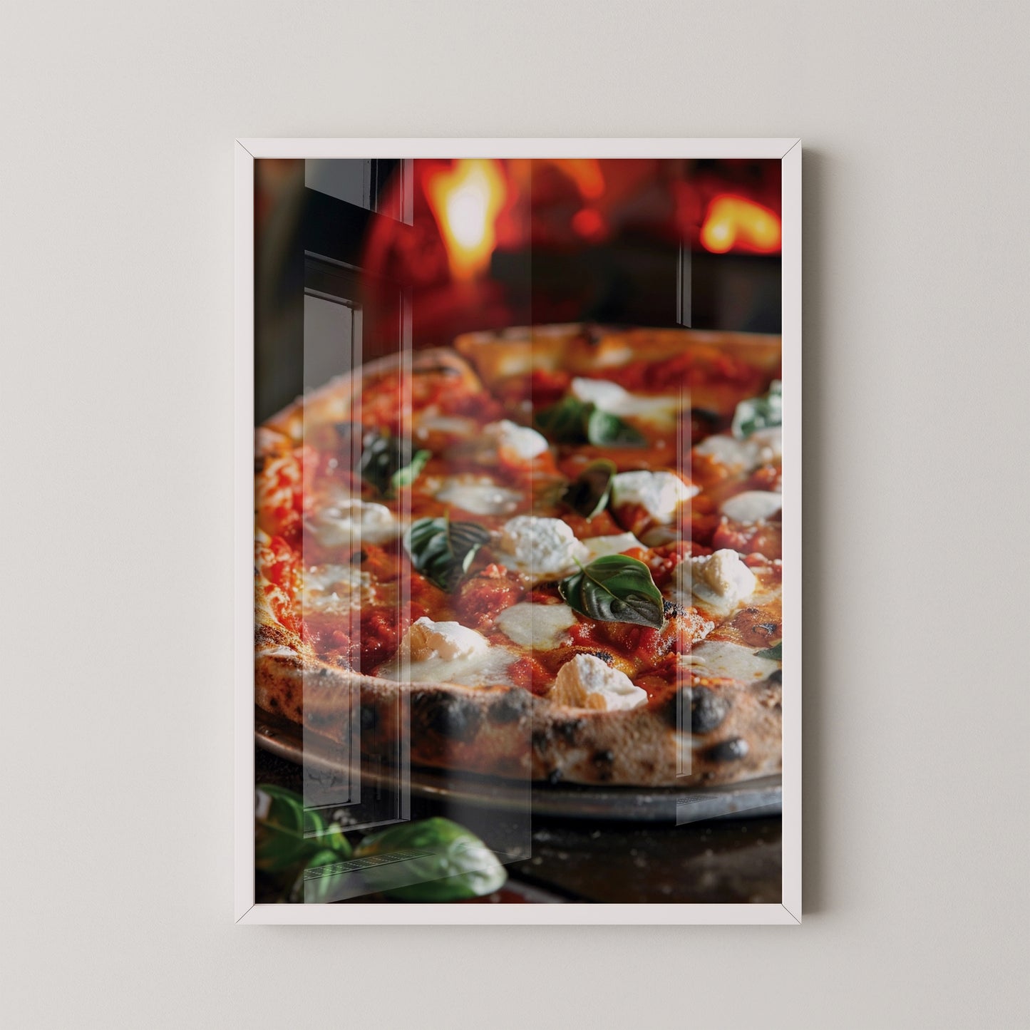 Pizza Basilikum Feuerromantik