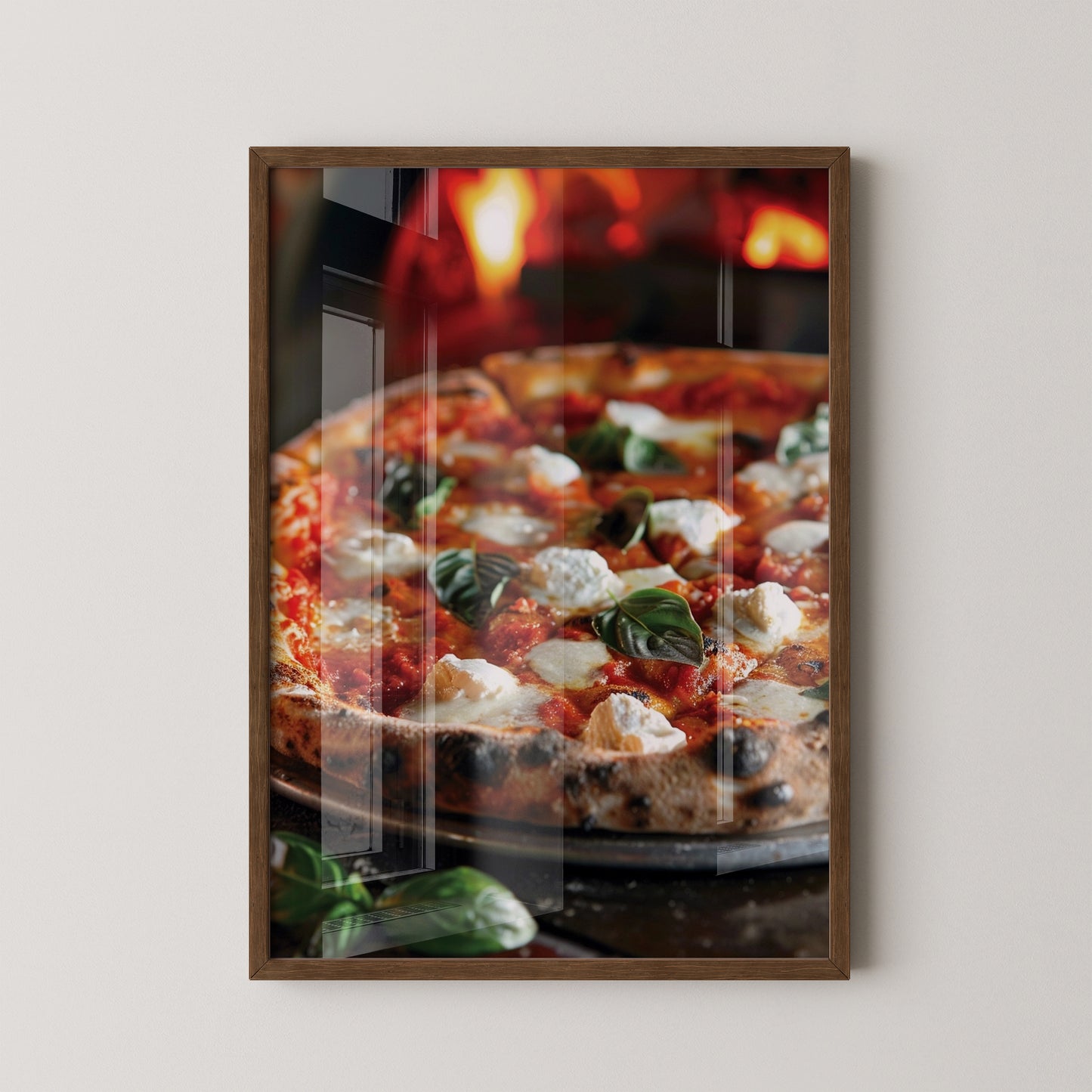 Pizza Basilikum Feuerromantik
