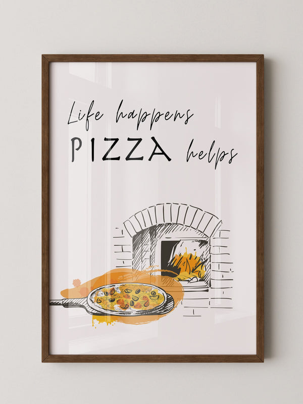 Pizzaofen Skizze warm