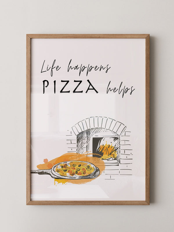 Pizzaofen Skizze warm