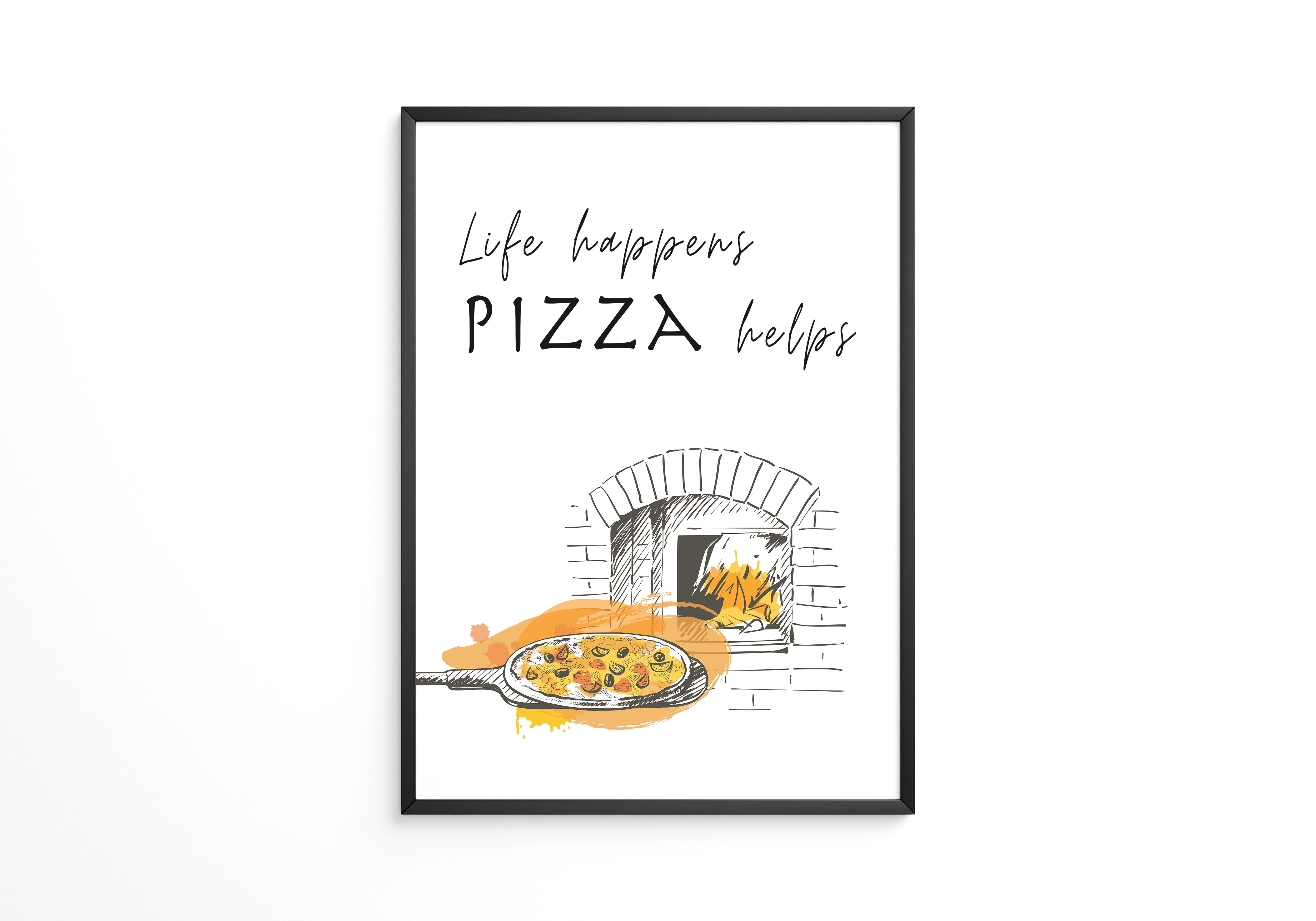 Pizzaofen Skizze warm