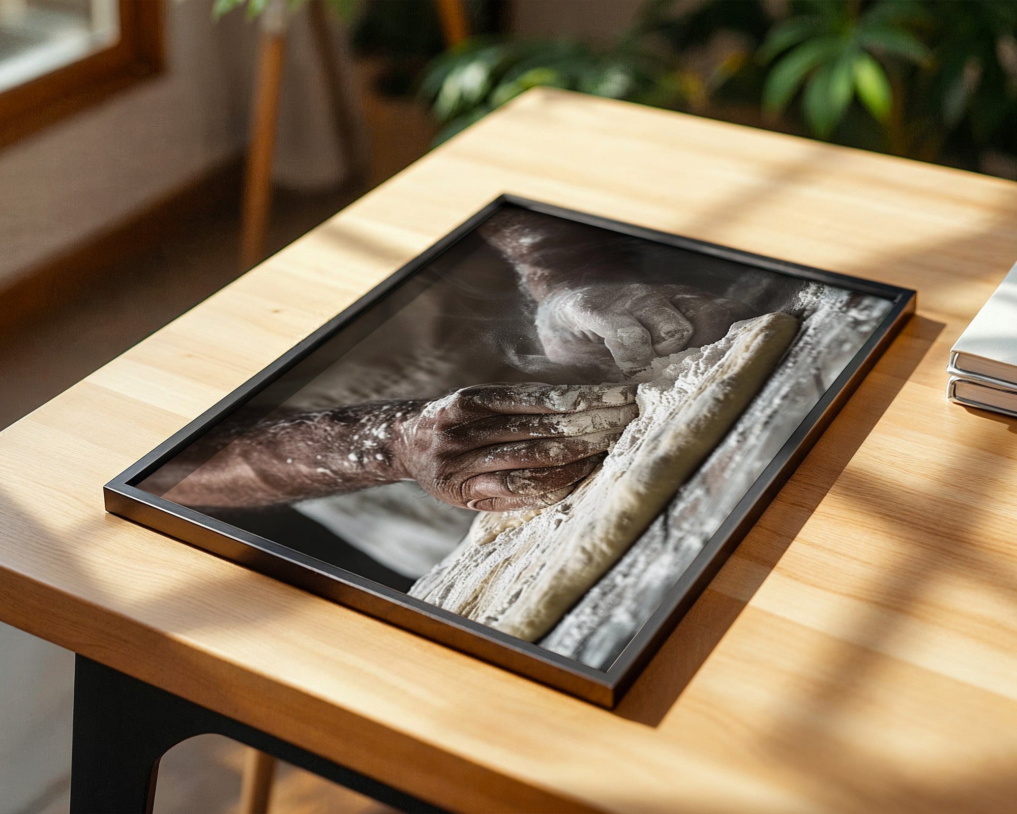 Bäckerhände Mehlstaub Vintage