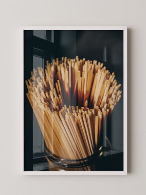 Spaghetti Bündel Schattenlicht